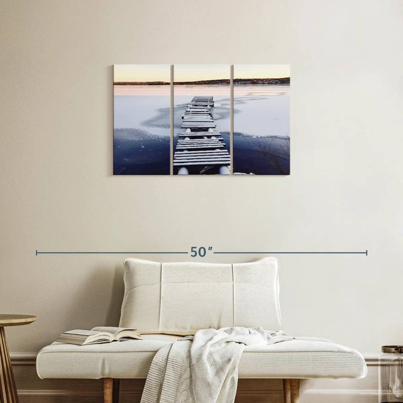 Alvord Frozen River Jetty, 20" H x 33" W