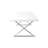 Alexa Dining Table- Luxury Modern Rectangular Dining Table for 8 – Conference Room Table - X-Leg Base Steel Base-691265328-691265323