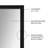 Briedis Metal Flat Wall Mirror