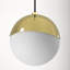 Taza Single Light Glass Dimmable Pendant-1412067204-1412067205