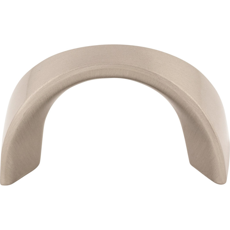 Crescent Bar pull, Brushed Satin Nickel, 1 1/4" Center to Center