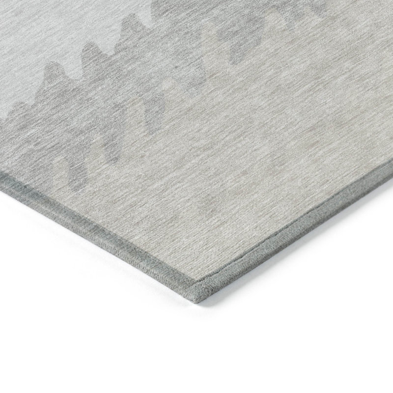 Tapis intérieur lavable rayé beige ivoire 3 pi x 5 pi