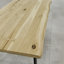Uma Oak Solid Wood Top Metal Base Dining Table-1296723958-1296723722