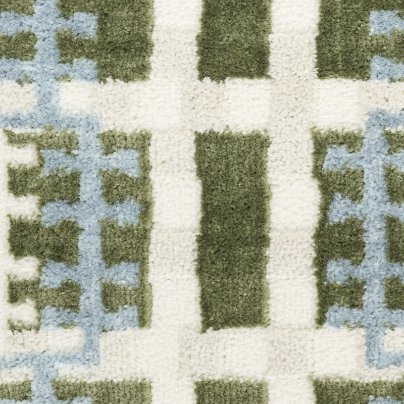 Tapis bleu James Green, Rectangle 4pi x 6 pi