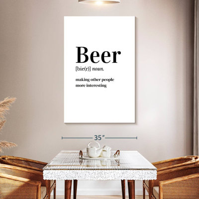 Beer The Noun