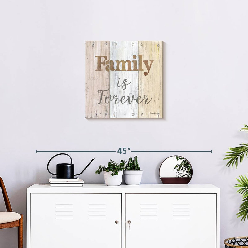 Plaque murale Kema Farmhouse Family Forever