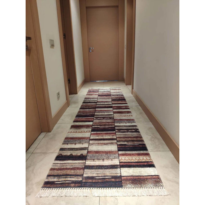 Tapis antidérapant en polyamide Firenze, Rectangle 2 pi 7 po x 4 pi 11 po