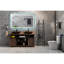 40 po H 60 po W Miroir de salle de bain avec éclairage anti-brouillard
