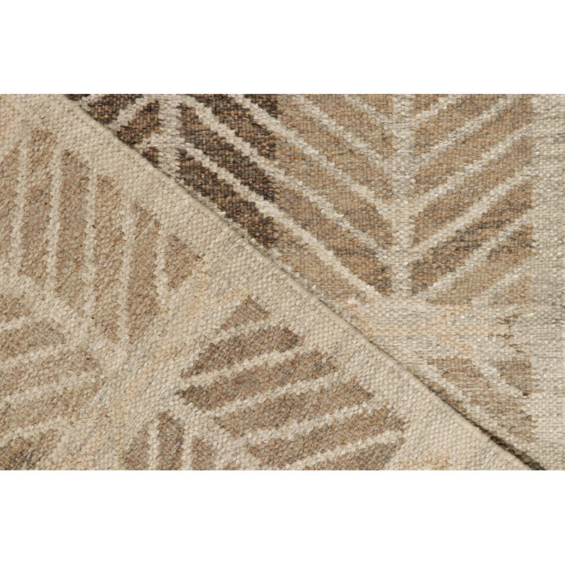 Scandinavian Wool Geometric Area Rug, Rectangle 14' x 20'
