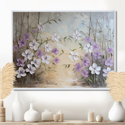 Minimalist Lavender Horizon - Lavender Wall Art