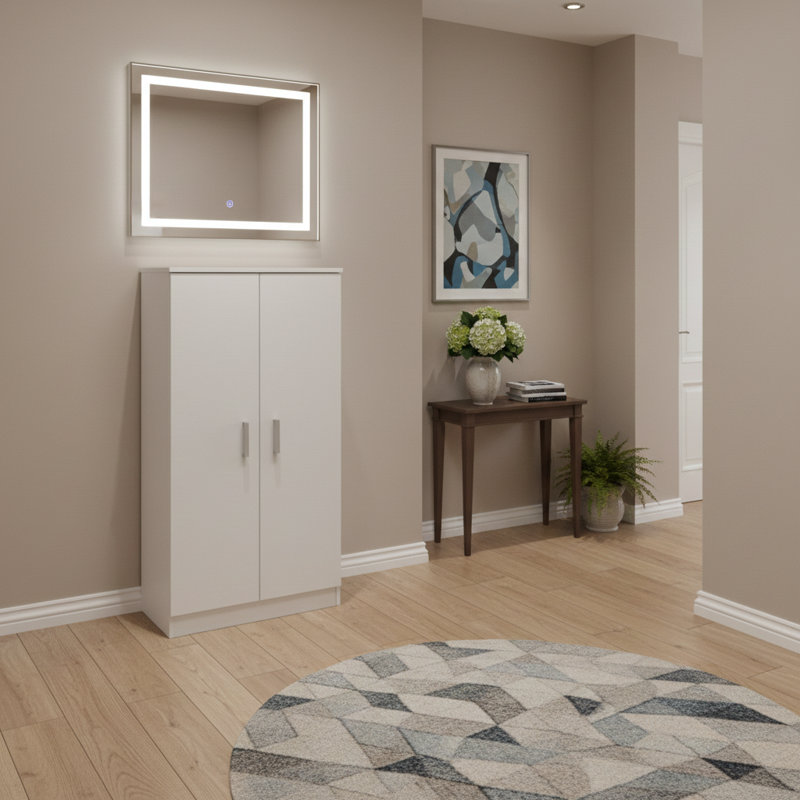 Shoe Storage, White Matte