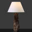 Grande lampe de table en marbre McTee