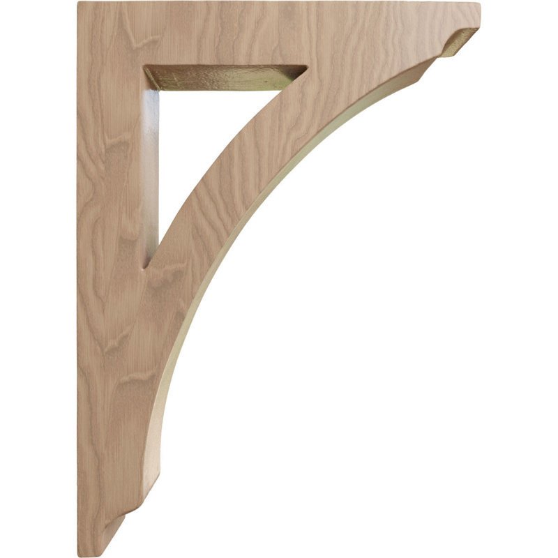 Support Thorton, Acajou, H 9 po x l 1,75 po x P 6,5 po