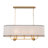 Mihaica 8-Light Dimmable Oval Linear Chandelier