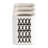 Xiong Stoneware Ceramic Storage Organizer with Geometric Textured Design - Modern Decorative Holder for Home, Kitchen, or Office - Multi-Compartment Container for Stylish Organization-1846214849