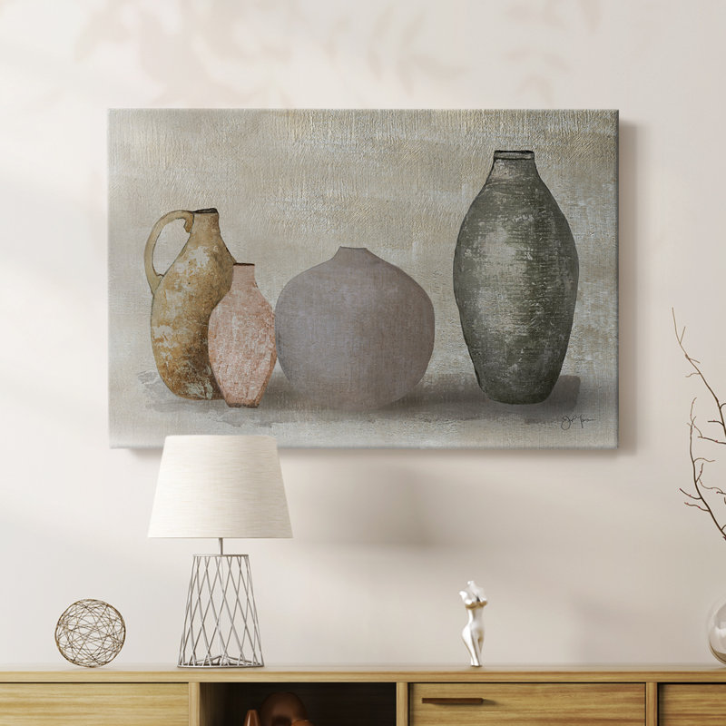 Bateaux d'automne - Cavas enveloppés de galerie, H 12 po x l 18 po