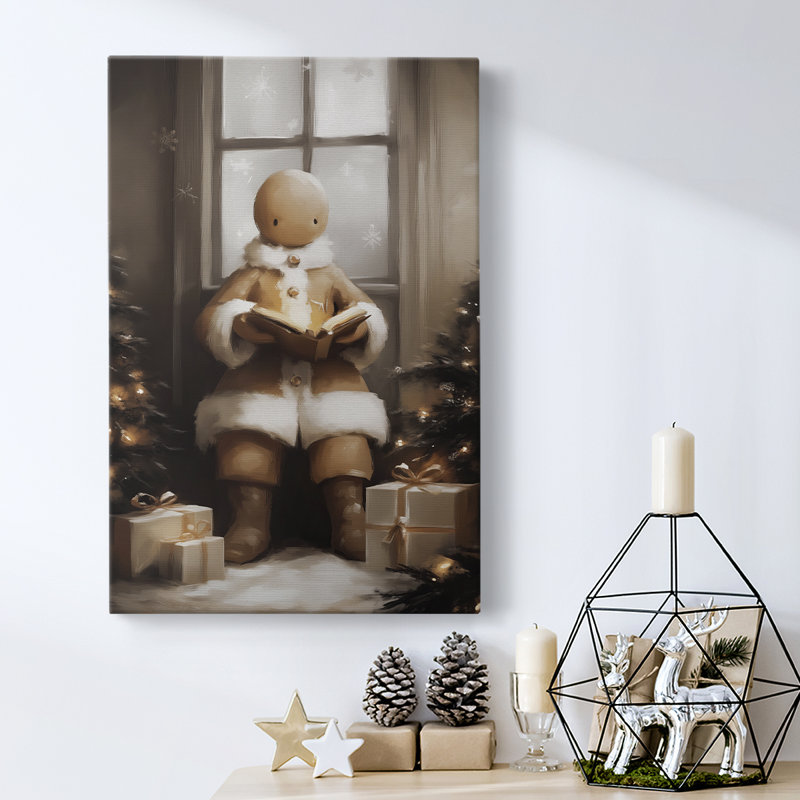 Art des Fêtes de Noël - Toile tendue avec châssis - Série 2-CCXCV, H 36 po x l 24 po