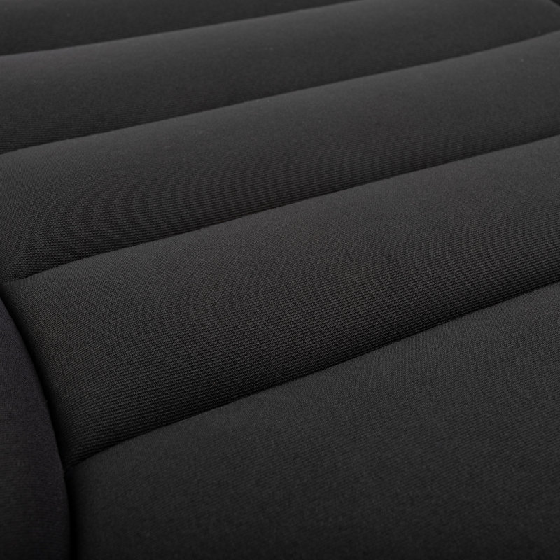 Black Memory Foam Car Seat Cushion Pad with Non-Slip Bottom