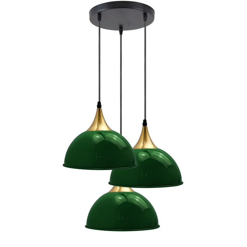 Wingert 3 - Light Cluster Pendant, Green