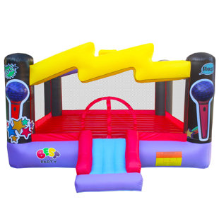 14.4' x 9.8' Bounce House with Slide and Air Blower