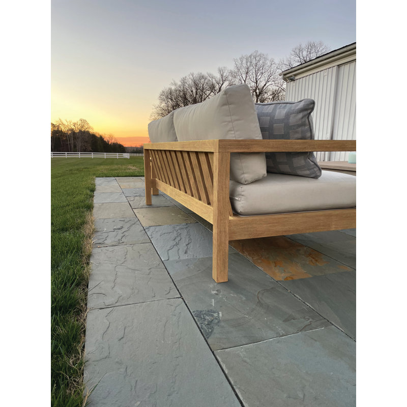 Montauk Outdoor 3 - Seat Patio Sofa, Smoke
