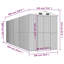 Remise de rangement traditionnelle en acier l 6,3 pi x P 19,88 pi-88445672-115996675