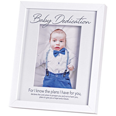 Photo Frame Baby Dedication I Know Plans