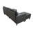 Linen Upholstered Modular Sectional with 2 Ottomans-1505592551