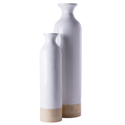 Hauts vases de plancher en bambou Dylon