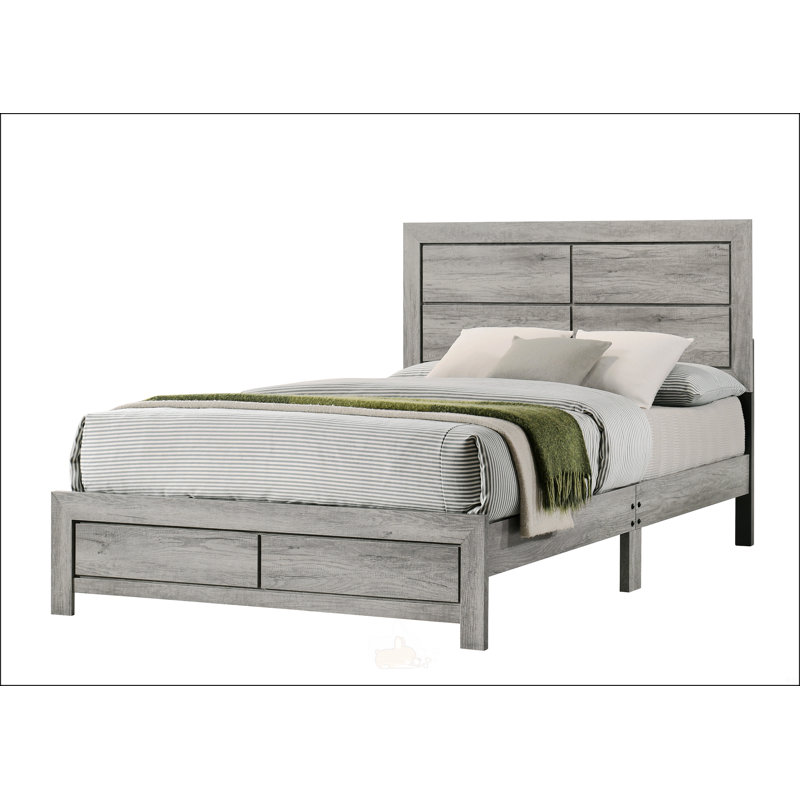 Full Size Rustic Robust Platform Bed, Full