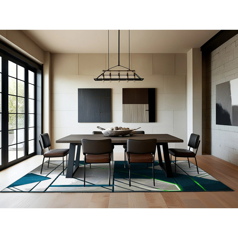 Nebula Drift Rug, Square 6'