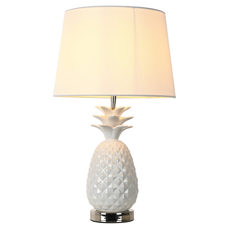 Salerno 22.44" White Table Lamp