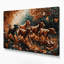 Chiens, art mural sur toile noire Podengo-2070788018