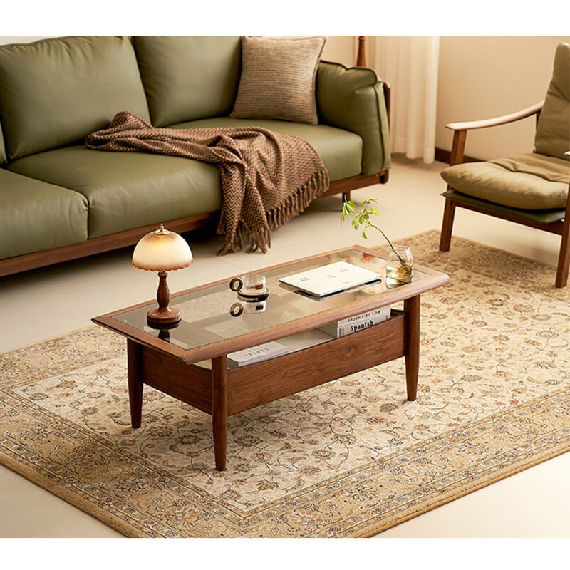 Table basse style rétro American Light