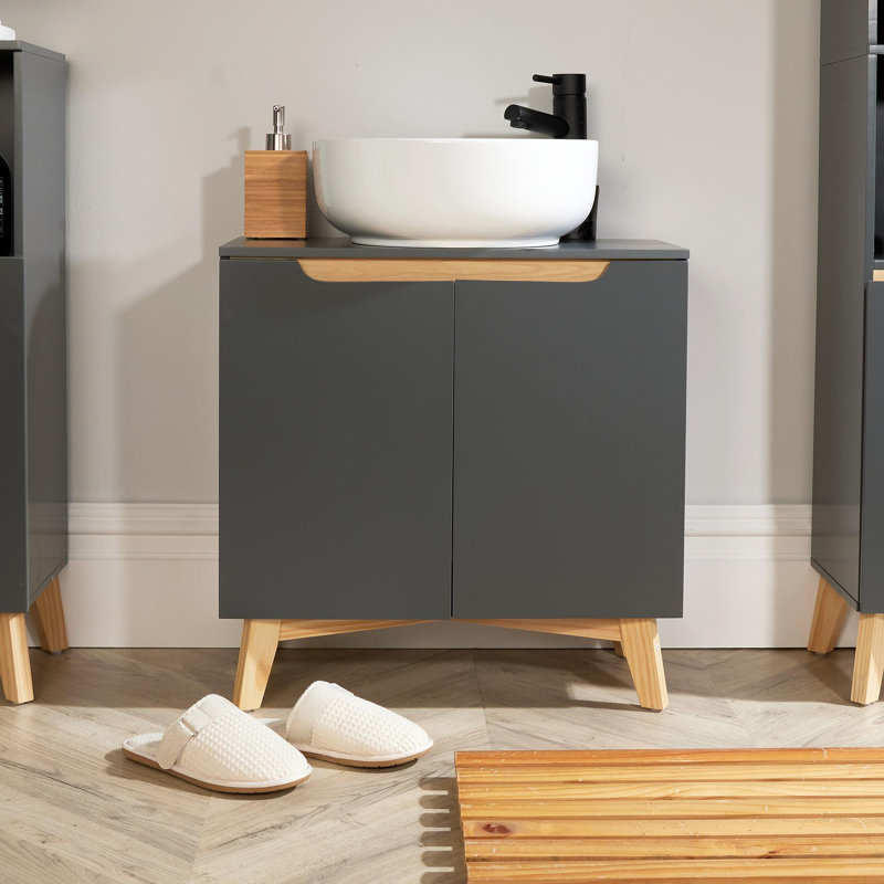 Florence Bathroom Cabinet, Grey