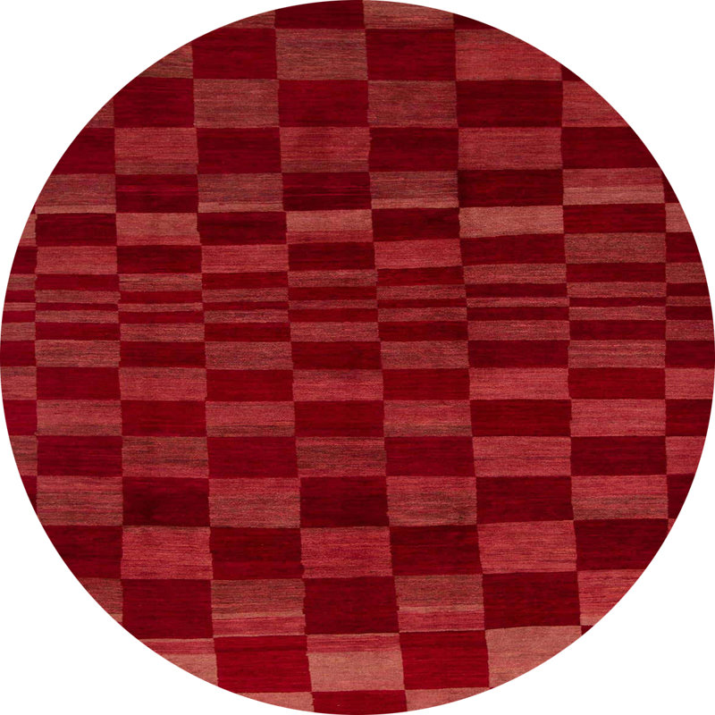 Tapis abstrait moderne 1539, Rond 8 pi