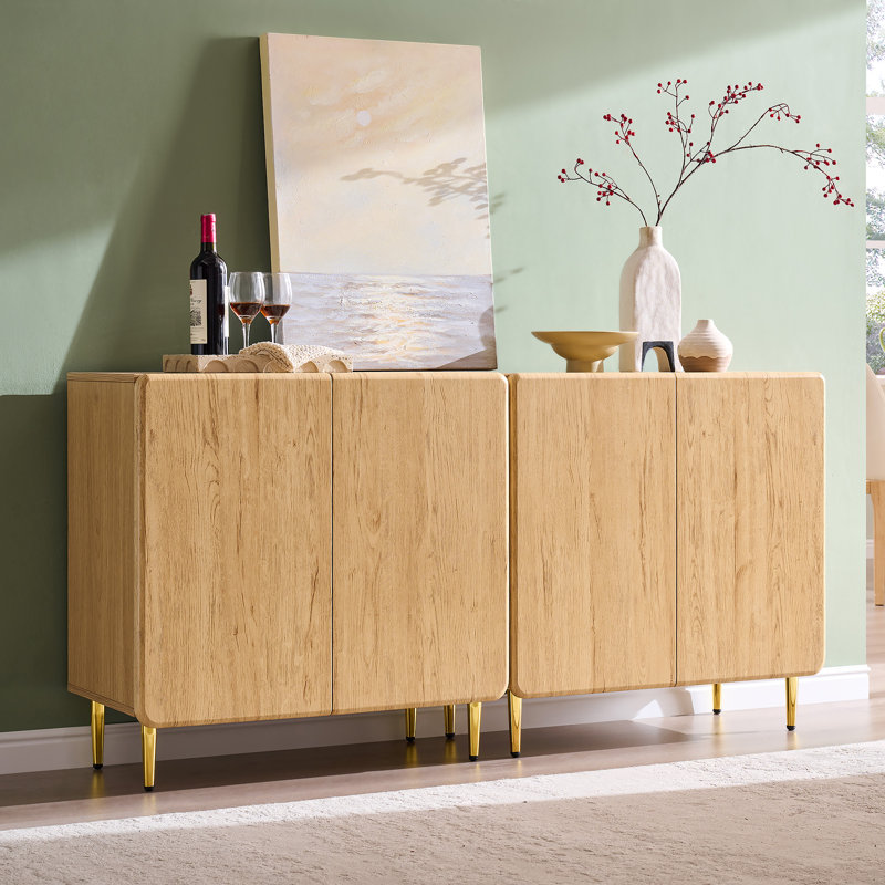 Buffet de rangement Bolanos,  2, Naturel