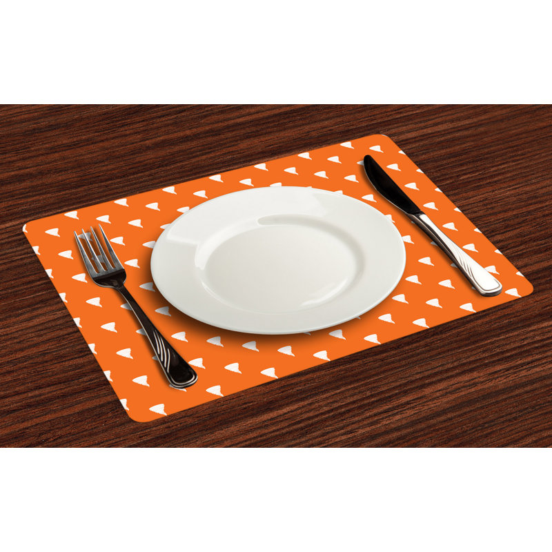 Polyester Abstract Rectangle Placemat