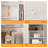 41’’-154’’ W Closet System With Shelves And 8 Hanging Rods-682785977