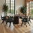 Rattan Dining Chair with Solid Wood Frame-499867112