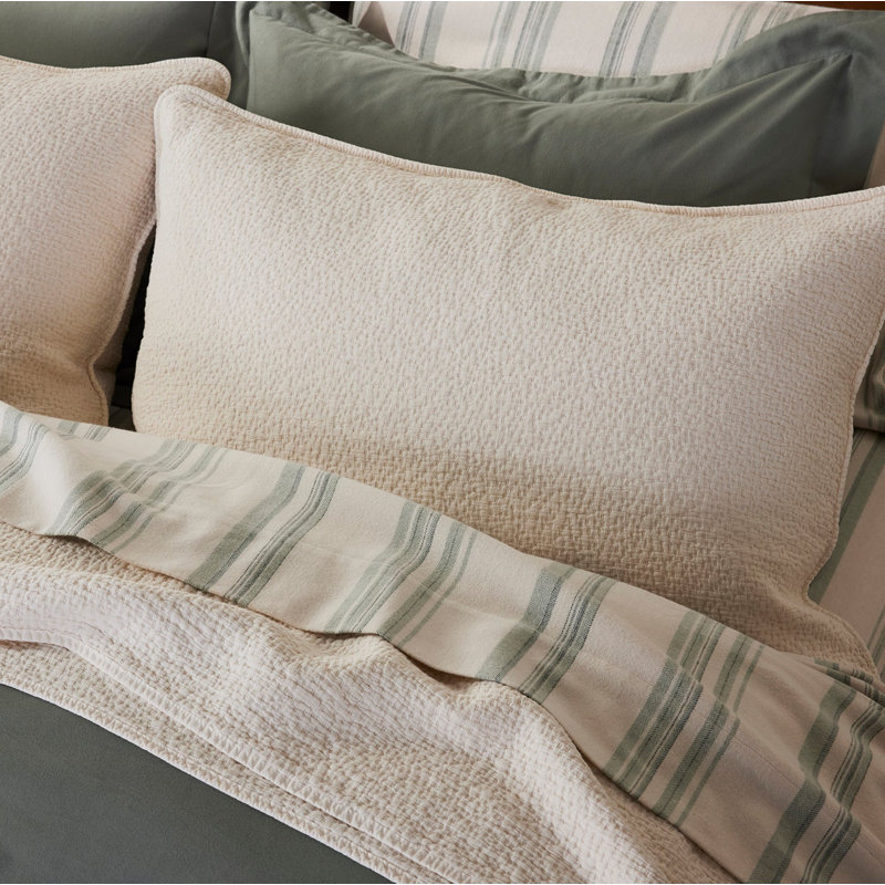 Cascade Coverlet, Full/Queen Coverlet, Cream