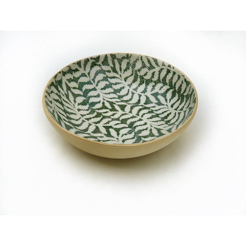 Terrafirma Ceramics 12" Pine Serving Bowl