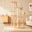 Deluxe Pure Solid Wood Multi-Nest with Toy Cat Climbing Frame