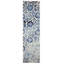 Batik Floral Handmade Tufted Wool Navy/Beige Area Rug-32901551
