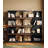 French-Style Retro Retractable Corner White Waxwood Storage Bookcase