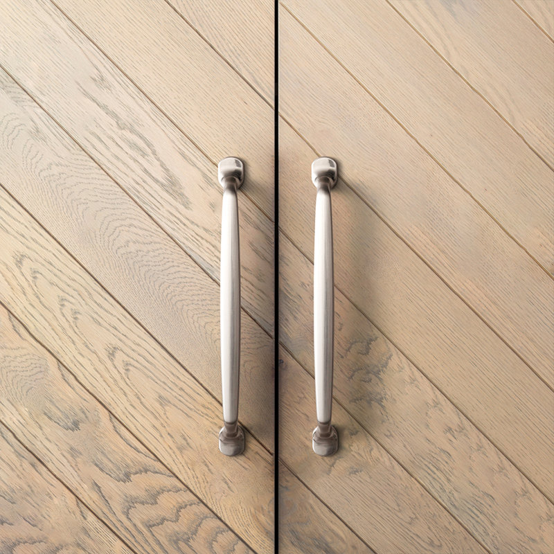 Ensemble de poignées de barre / poignée, 7 9/16", Nickel satiné