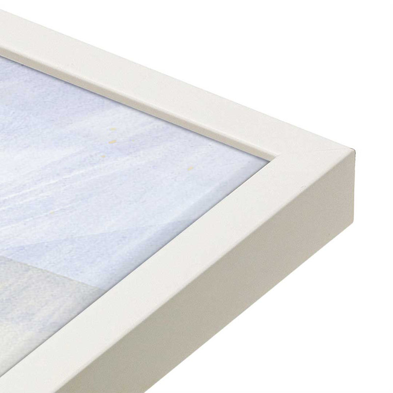 «First Light On The Meadow» par Danhui Nai, reproduction d'art, H 24 po x l 32 po, Blanc