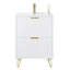 Ensemble de meuble-lavabo simple moderne 24 po à 2 tiroirs 24 po