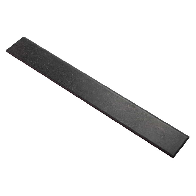 Stoneside 3x24 Porcelain Matte Bullnose, Charcoal Gray