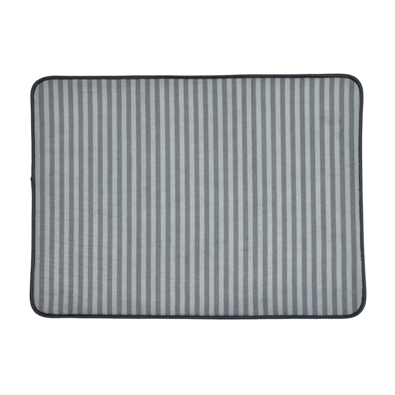 Tapis Kerner, Gris, Très grand (l 45 po x P 30 po x H 0,2 po)